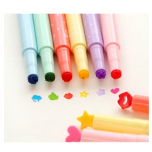 Pronotional Candy Color Seal Fluorescent Pen, Multi Color Marker Pen